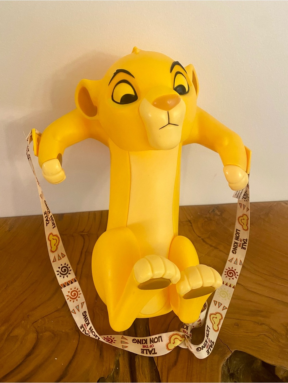 Disney Parks Animal Kingdom The Lion King Baby Simba Popcorn Bucket w/ Strap